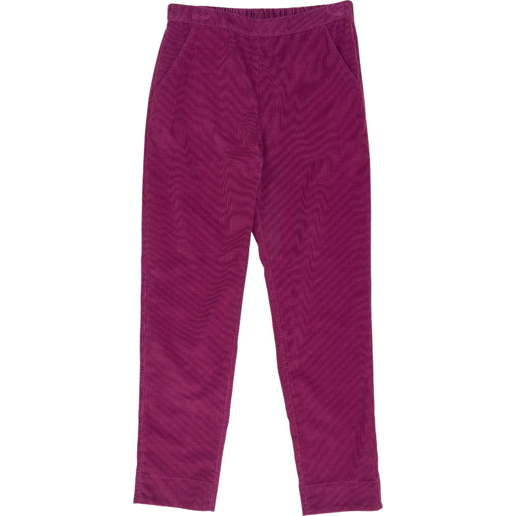 Pink Prints Raspberry Cord Peggy Pants