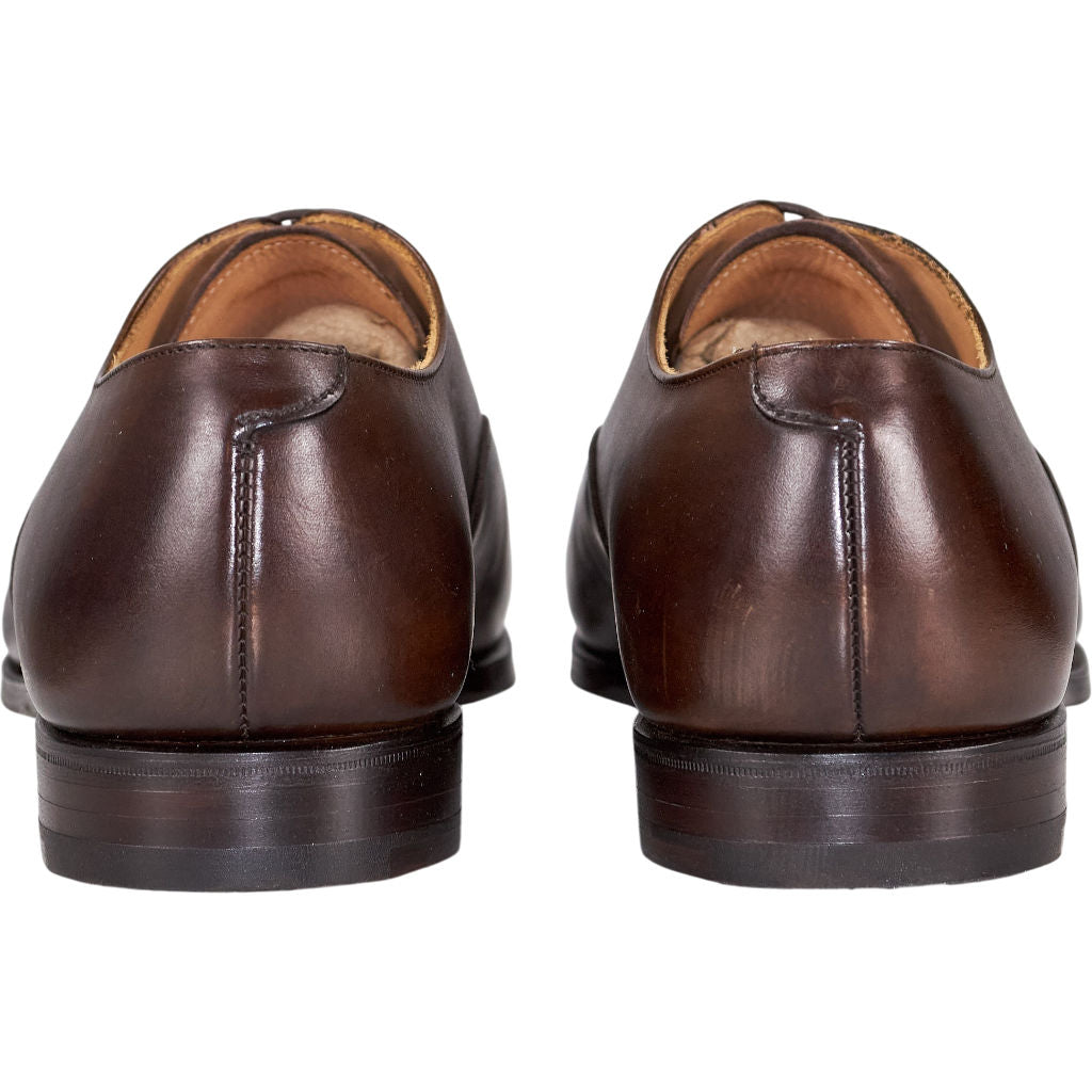 Crockett & Jones Brown Leather Oxford Shoes