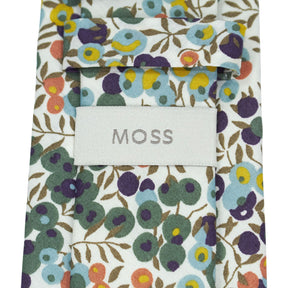 Moss Liberty Fabric Sage Green Floral Pattern Tie Bundle x 3