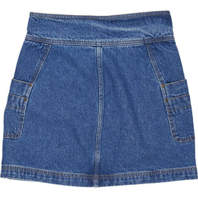 Vivere Blue Ocean Denim Skirt