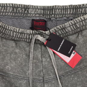 Pull & Bear Grey Acid Wash Shorts