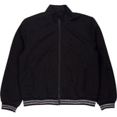 Hush Black Silver Sporty Jersey Jacket