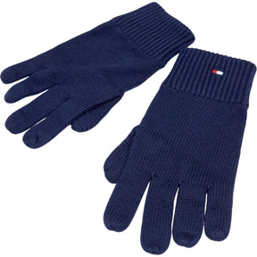 Tommy Hilfiger Navy Beanie & Gloves Set