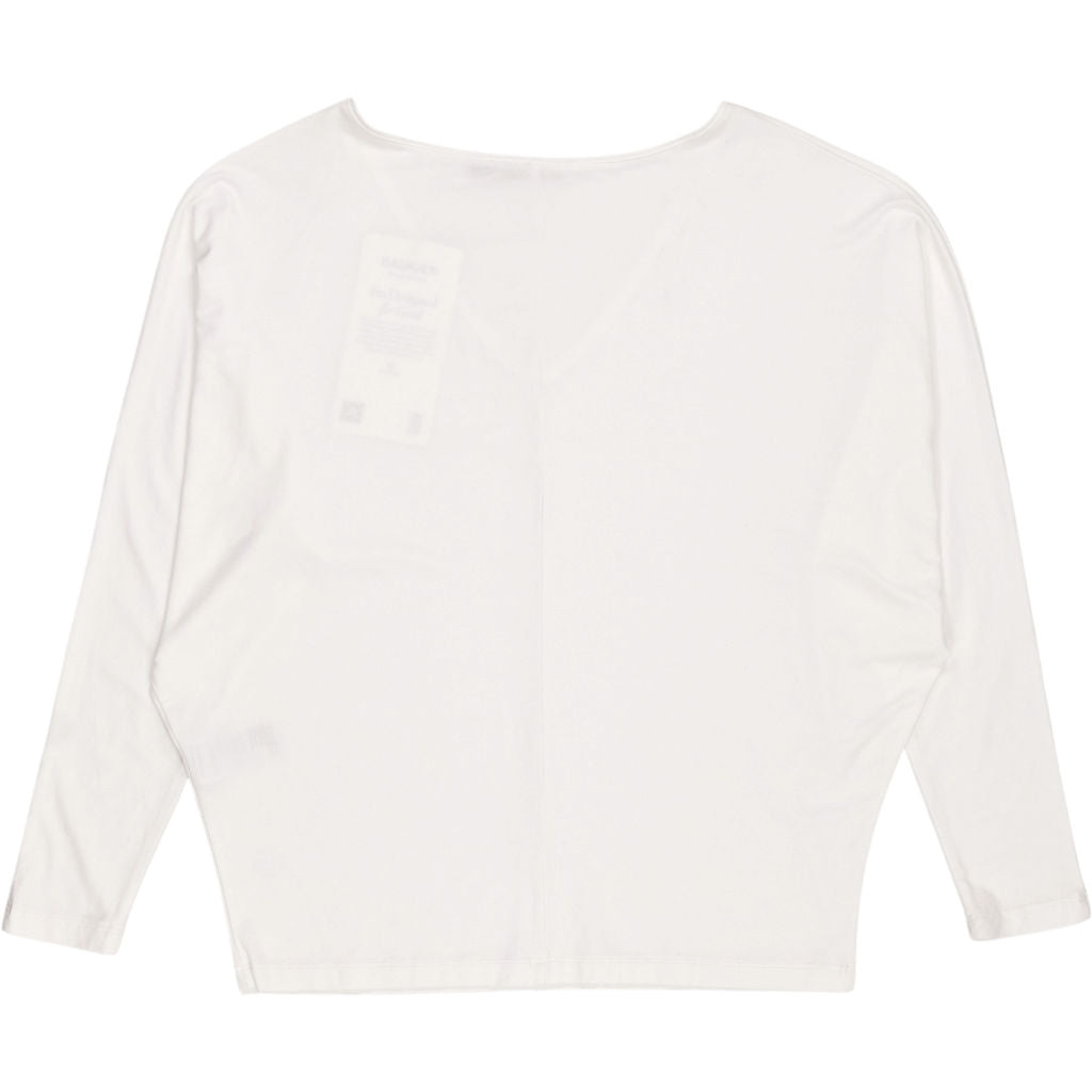 Baukjen White Ella V-Neck Top