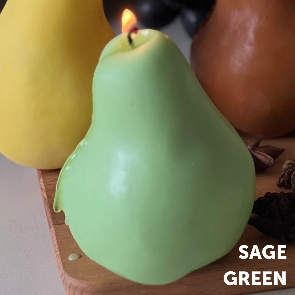 Scented Pear Candle - 3 colours