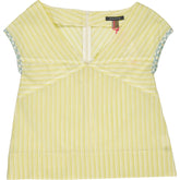 Orla Kiely Yellow Striped Top