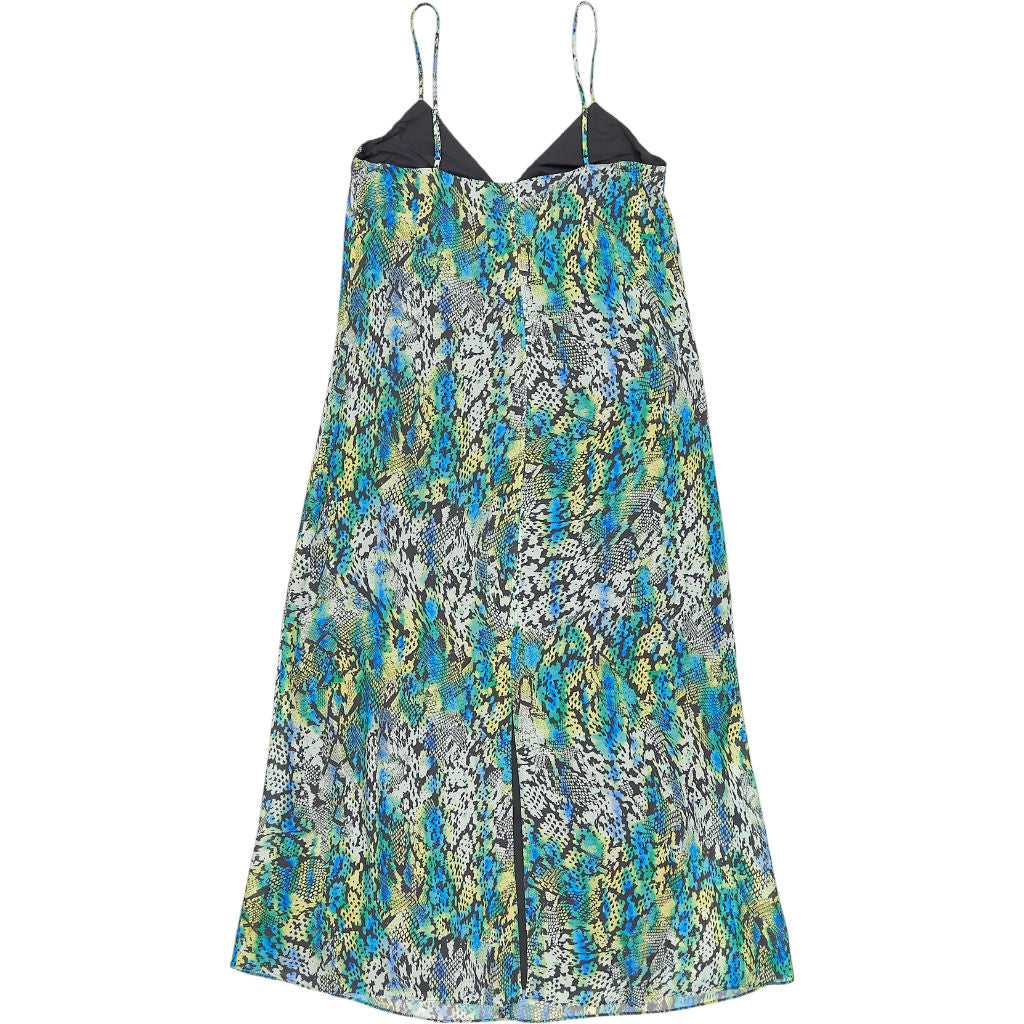 Hush Multicoloured Sydney Snake Print Maxi Slip Dress