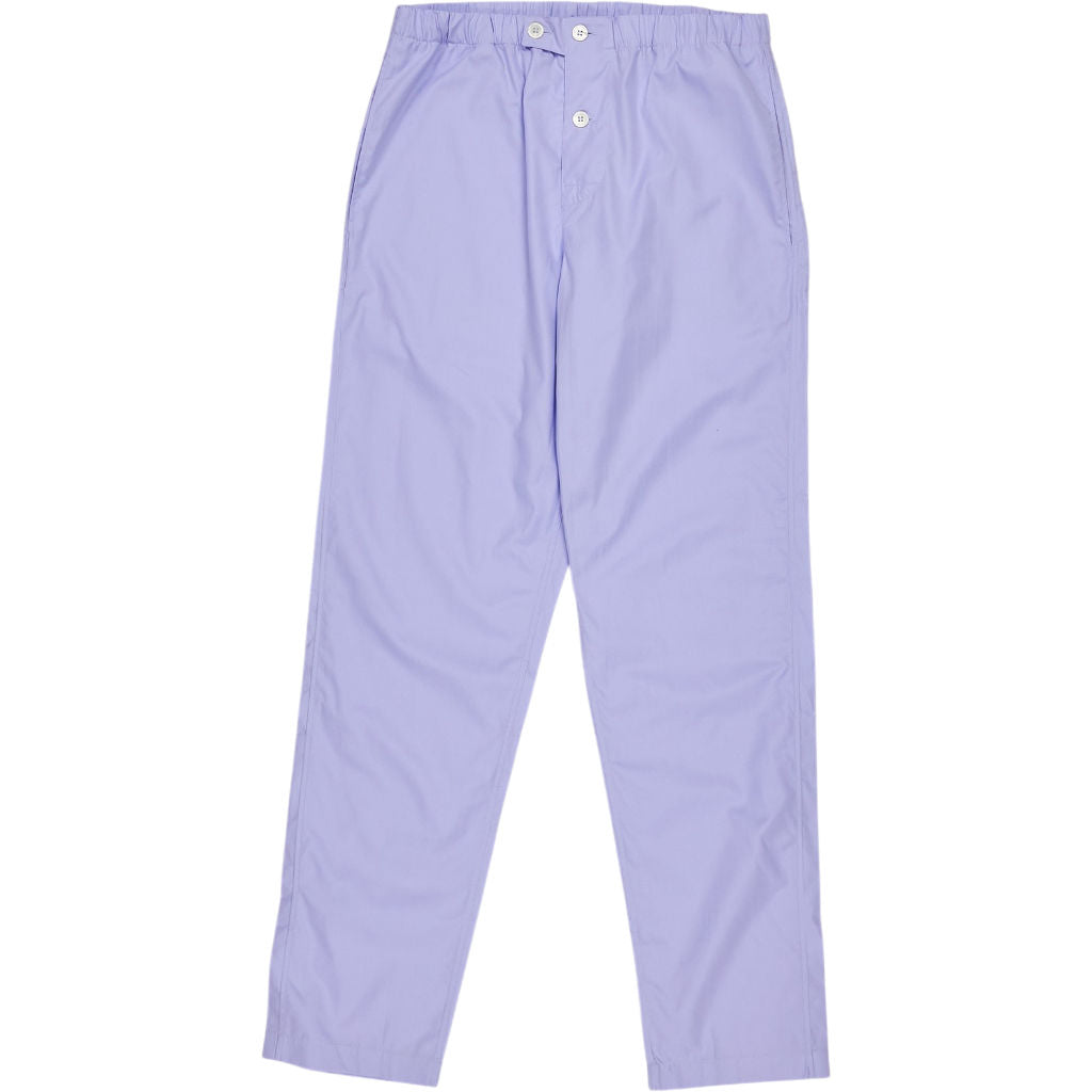 Anderson & Sheppard Lilac Cotton PJ Trousers