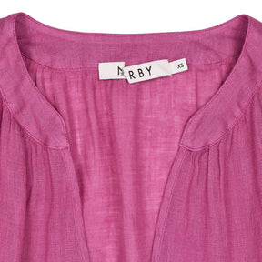 NRBY Pink Linen Dress