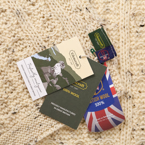 Glencroft Cream Wool Scarf