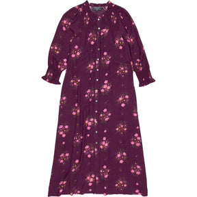 Wyse Merlot Floral Ettie Shirt Dress