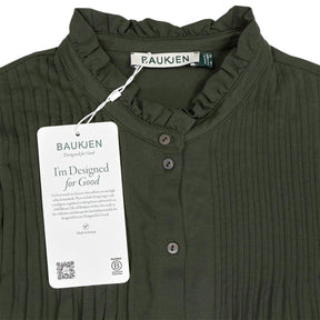 Baukjen Khaki Green Imken Long Sleeve Blouse