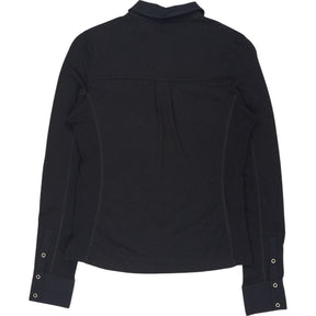 ME+EM Black Luxe Side Panel Shirt