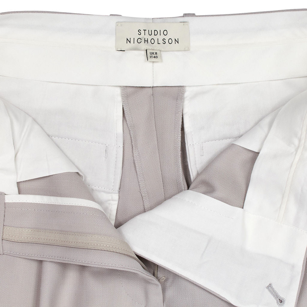 Studio Nicholson Gull Grey Sperro Wool Trousers