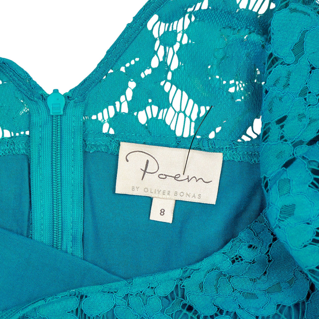 Poem Turquoise Lace Dress