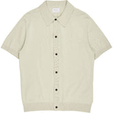 Farah Soft Green Knitted Polo Shirt