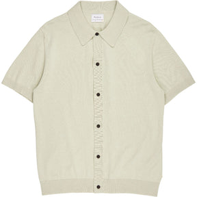 Farah Soft Green Knitted Polo Shirt