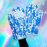 Party's in the Kitchen Oven Mitt