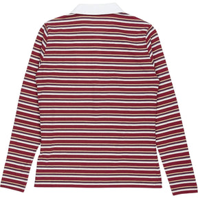 Baukjen Burgundy Esra Organic Cotton Polo Top