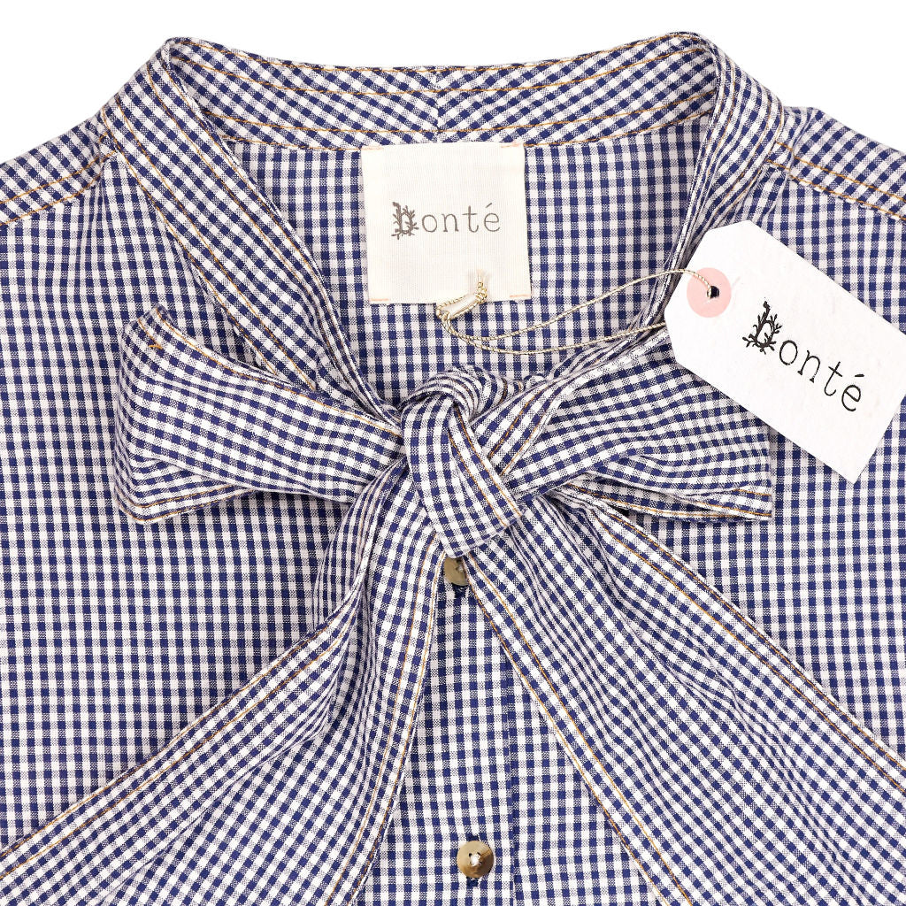 Bonté Navy Gingham Hardie Shirt