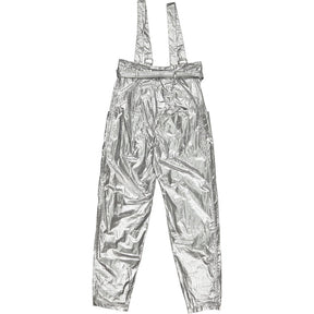 Isabel Marant Silver Metallic Trousers