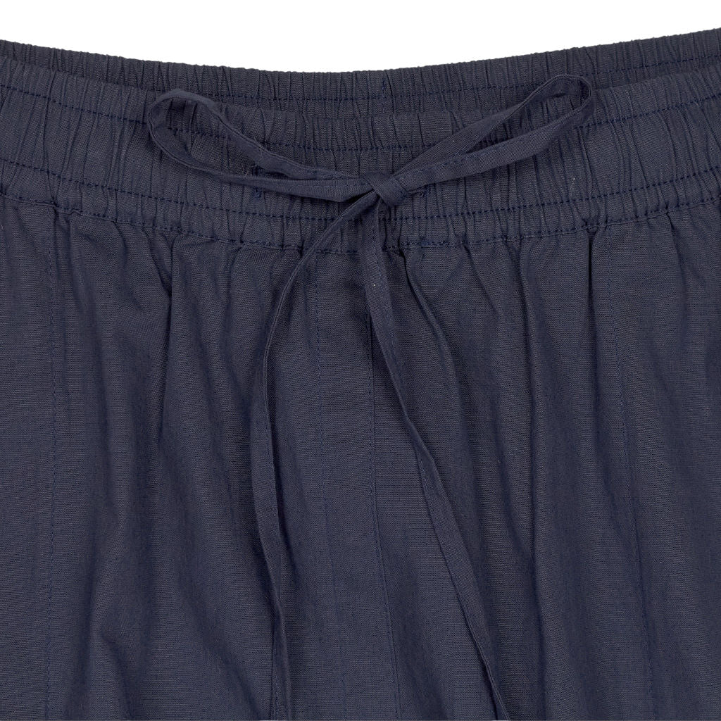 Hush Navy Cotton Poplin Skirt