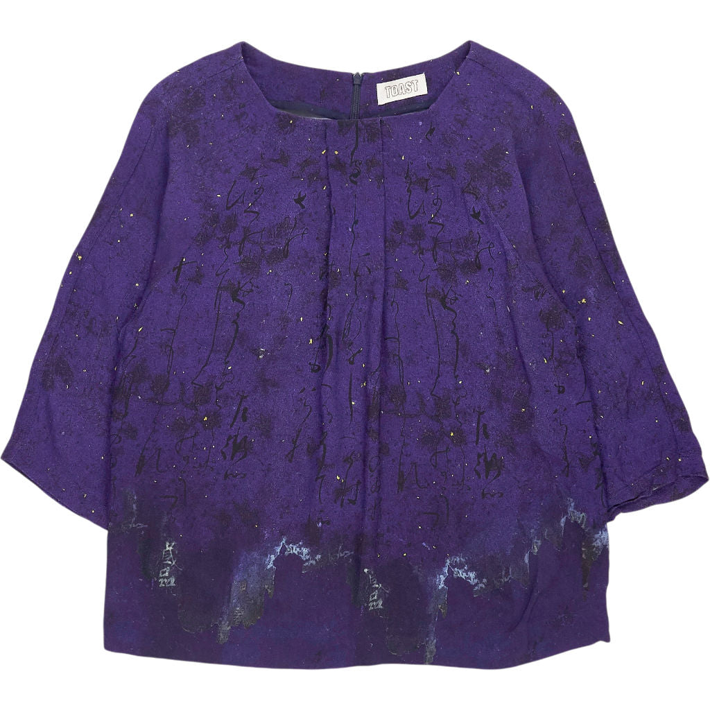 Toast Purple Viscose Blouse