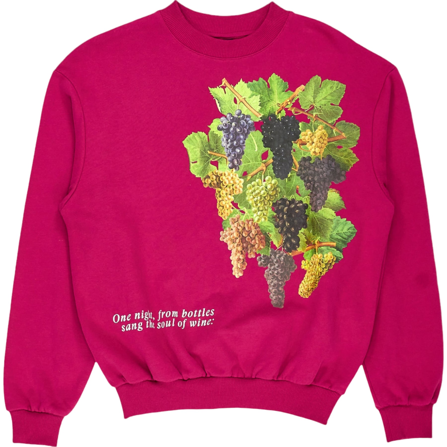 Flan Pink Grape Graphic Sweatshirt