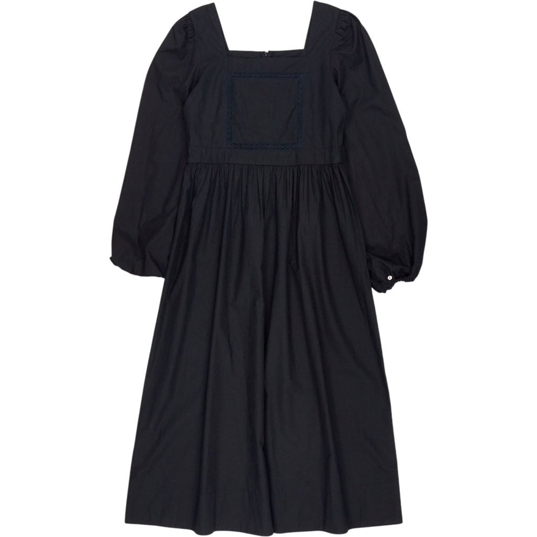 Omnes Maddison Black Poplin Dress
