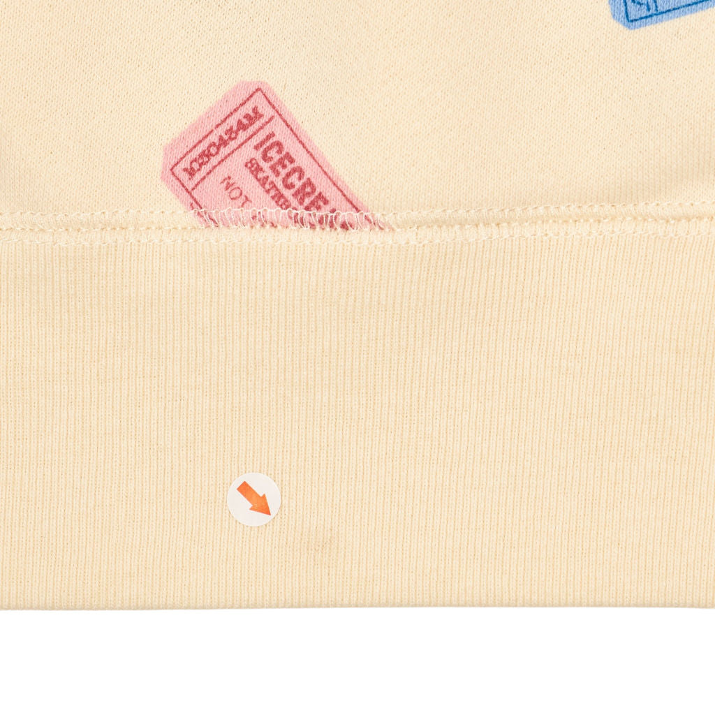 Icecream Cream Raffle Ticket Zip Hoodie