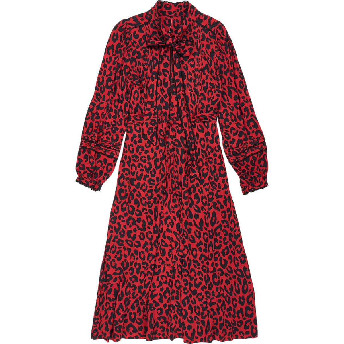 Wyse Red Animal Print Bianca Dress 1