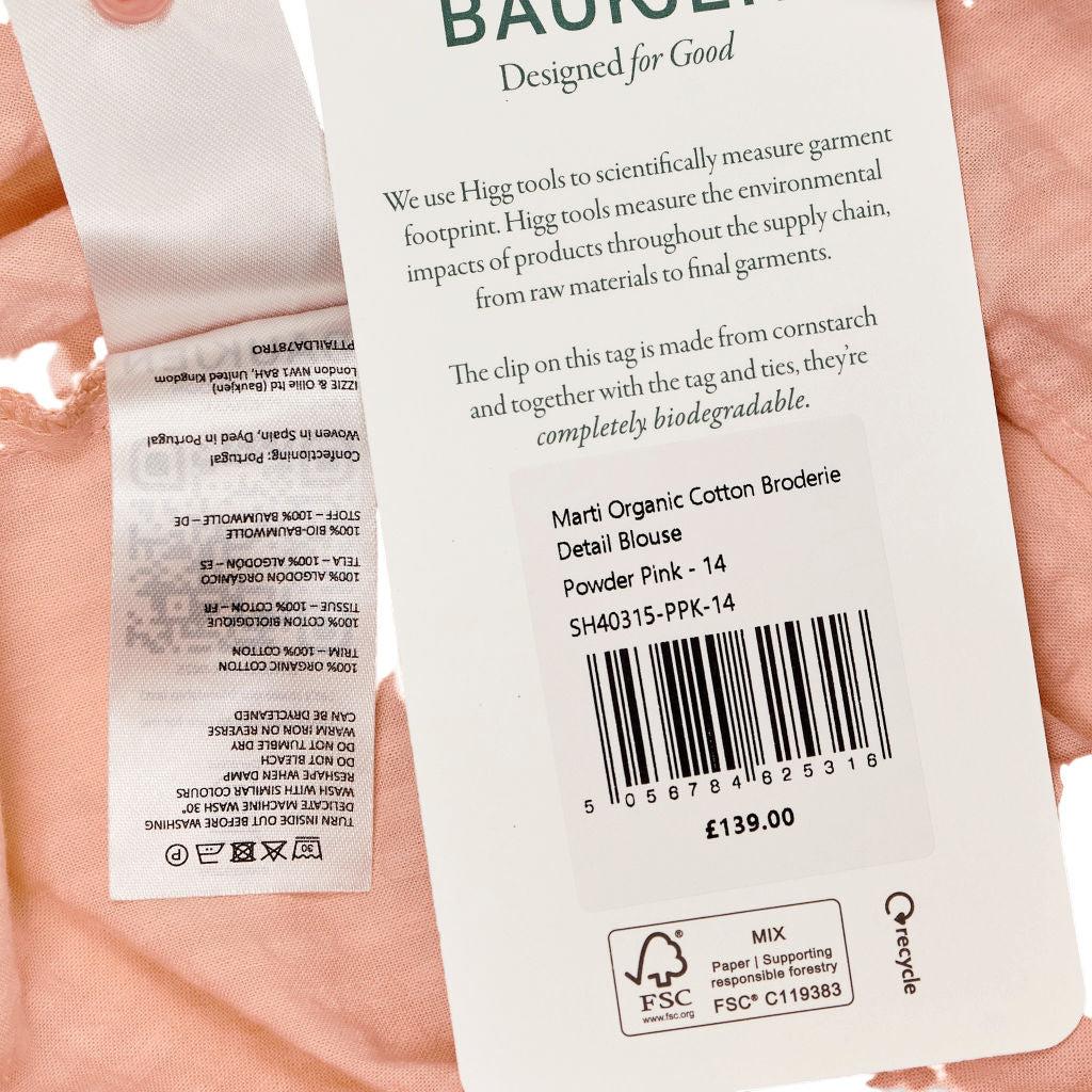 Baukjen Pink Marti Organic Blouse
