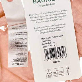Baukjen Pink Marti Organic Blouse