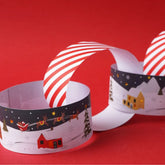 Dashing Through The Snow Pack of 100 Paper Chains