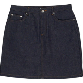A.P.C. Blue Denim Skirt