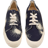 YMC Navy Patterned Trainers