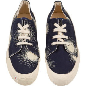 YMC Navy Patterned Trainers