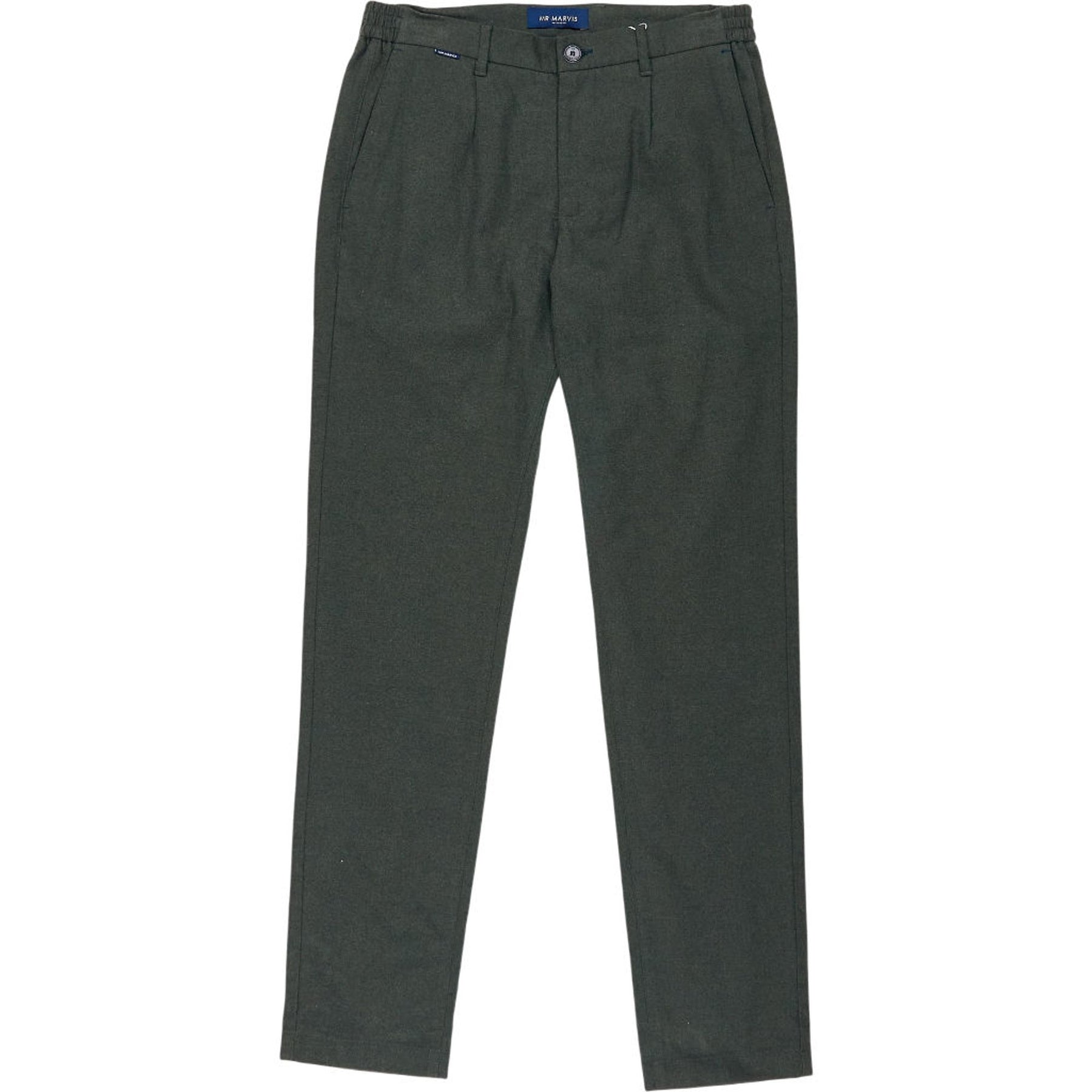 Mr Marvis Green Flannel Trousers