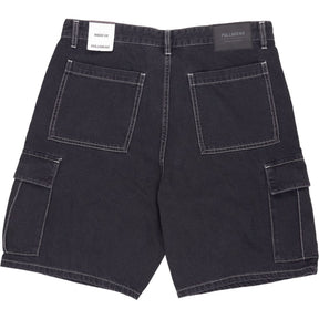 Pull & Bear Black Baggy Cargo Shorts