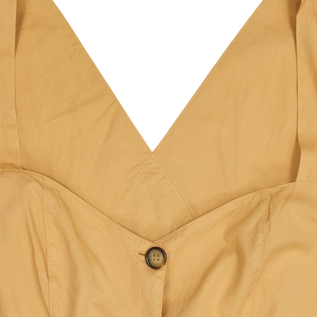 Baukjen Beige Button Dress