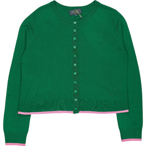 WYSE  London Jade Green Fleurine Cardigan