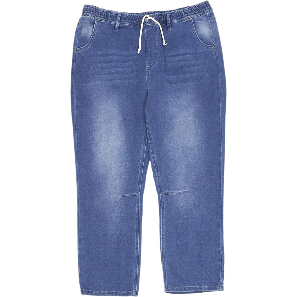 NRBY Blue Denim Jogger Trousers
