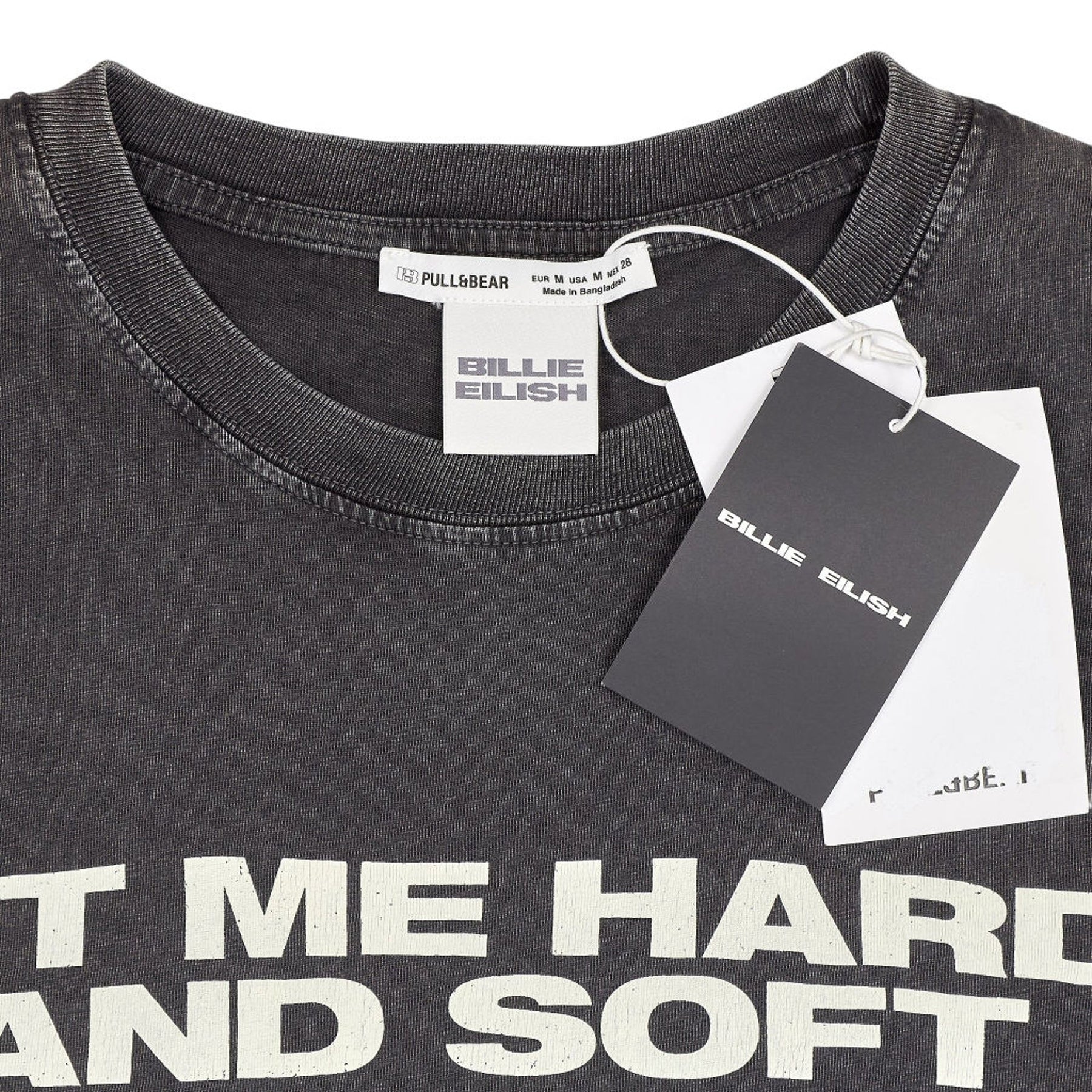 Pull & Bear Black Graphic T-Shirt