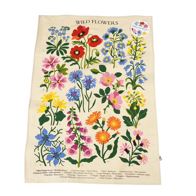 Tea towel - Wild Flowers