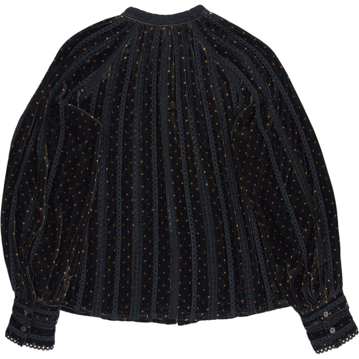 Wyse Black Patterned Blouse