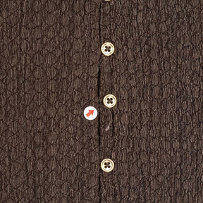 Lands' End Brown Textured Cardigan