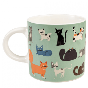 Ceramic mug - Nine Lives (Cats)