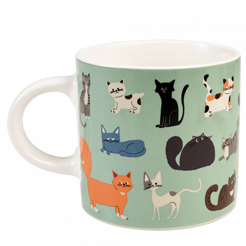 Ceramic mug - Nine Lives (Cats)