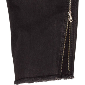 Seventy + Mochi Black Bo Zip Jeans