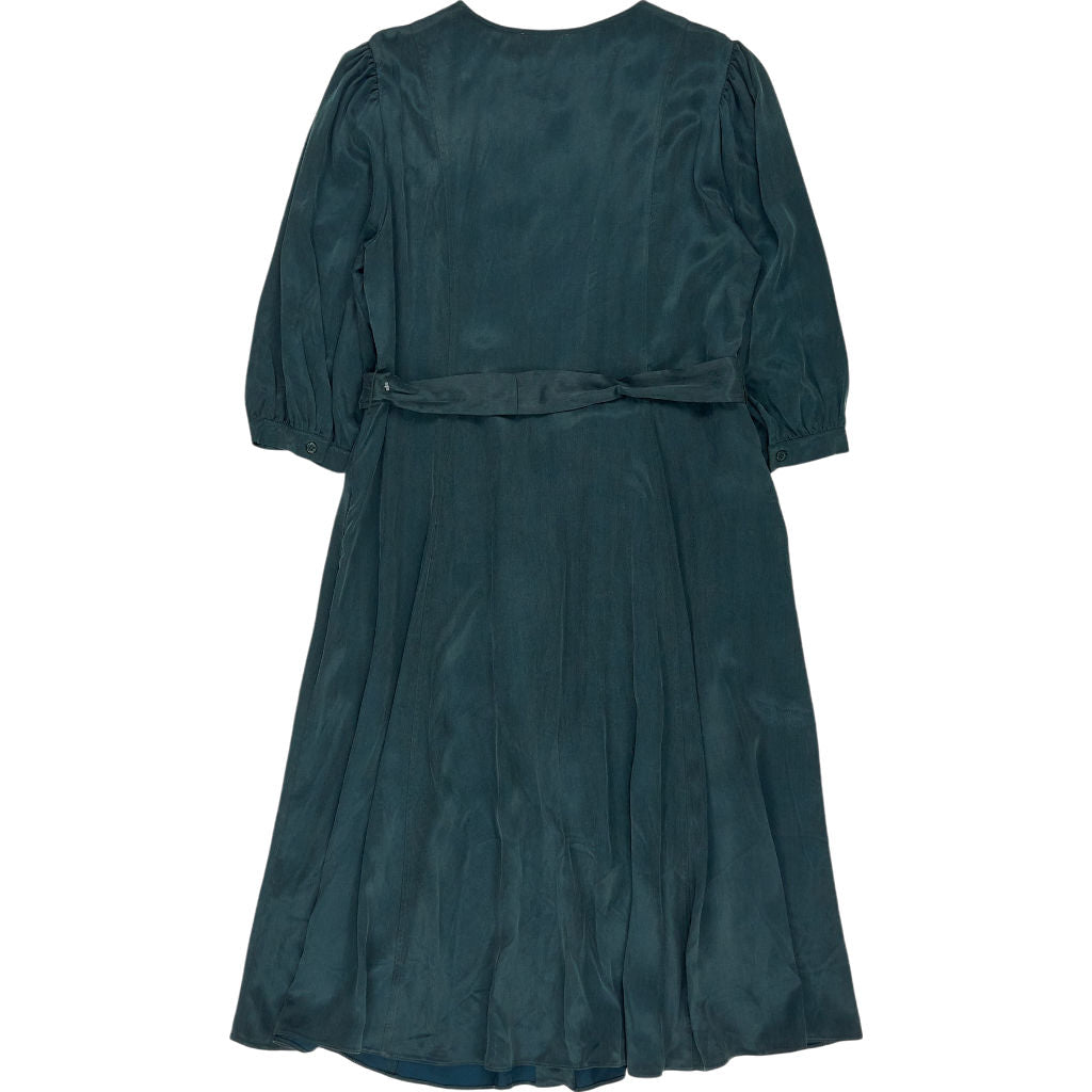 Baukjen Dark Green Recycled Cupro Dress